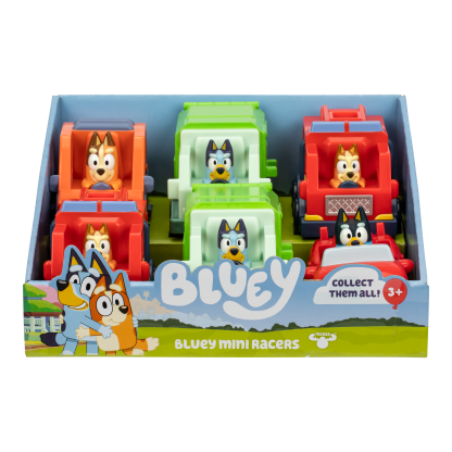 Shopkins Bluey S12 Mini Racers Single Pack CDU
