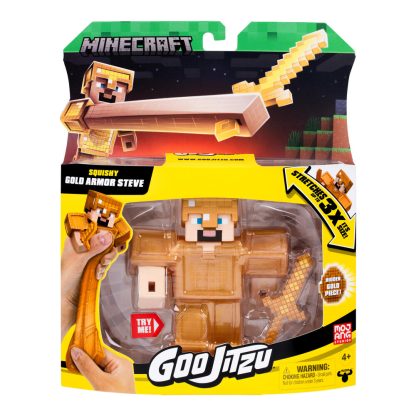 Shopkins Goo Jitzu Minecraft S4 Hero Pack Gold Armor Steve