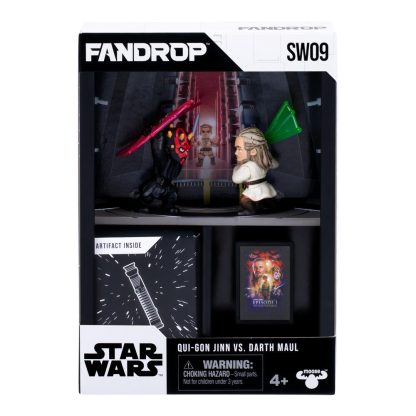Shopkins FANDROP Star Wars S2 W1 Figure 2 Pack Qui-Gon Jinn Vs. Darth Maul