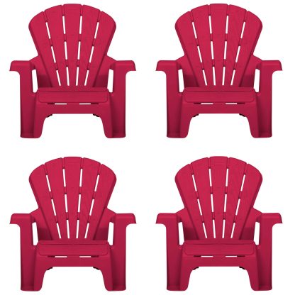 Little Tikes Garden Chairs - Red 4 Pack