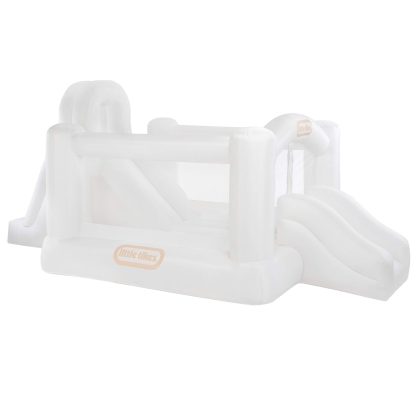 Little Tikes Cloud Collection™ Jump ‘n Double Slide Bouncer – White